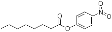 structure of CAS# 1956-10-1, 4-Nitrophenyl octanoate