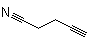 structure of CAS# 19596-07-7, 4-Pentynenitrile;1-Cyano-3-butyne;  4-Cyano-1-butyne