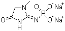 Disodium (1-methyl-4-oxoimidazolidin-2-ylidene)phosphoramidate molecular structure (CAS 19604-05-8)