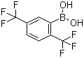 结构式 CAS# 196083-18-8, 2,5-二(三氟甲基)苯硼酸