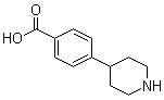 4-(Piperidin-4-yl)benzoic acid molecular structure (CAS 196204-01-0)