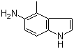 structure of CAS# 196205-06-8, 4-Methyl-5-aminoindole