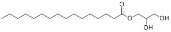 structure of CAS# 19670-51-0, Glyceryl palmitate;(±)-2,3-Dihydroxypropyl palmitate