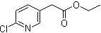 结构式 CAS# 197376-47-9, 6-氯-3-吡啶乙酸乙酯