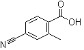4-Cyano-2-methylbenzoic acid molecular structure (CAS 1975-53-7)