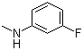 结构式 CAS# 1978-37-6, 3-氟-N-甲基苯胺