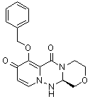 (12aR)-3,4,12,12a-Tetrahydro-7-(phenylmethoxy)-1H-[1,4]oxazino[3,4-c]pyrido[2,1-f][1,2,4]triazine-6,8-dione molecular structure (CAS 1985607-70-2)