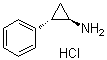 结构式 CAS# 1986-47-6, 反式-2-苯基环丙胺盐酸盐
