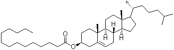 结构式 CAS# 1989-52-2, 胆甾烯基豆蔻酸酯; 胆甾醇豆蔻酸酯