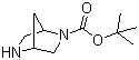 structure of CAS# 198989-07-0, tert-Butyl 2,5-diazabicyclo[2.2.1]heptane-2-carboxylate;2,5-Diazabicyclo[2.2.1]heptane-2-carboxylic acid tert-butyl ester; 2-Boc-2,5-diazabicyclo[2.2.1]heptane; N-(tert-Butoxycarbonyl)-2,5-diazabicyclo[2.2.1]heptane; 2-(tert-Butyloxycarbonyl)-2,5-diazabicyclo[2.2.1]heptane