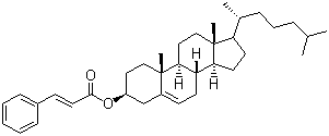 structure of CAS# 1990-11-0, Cholesteryl cinnamate;Cholest-5-en-3-beta-yl cinnamate; (3beta)-Cholest-5-en-3-ol 3-phenyl-2-propenoate