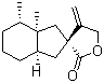structure of CAS# 19906-72-0, Bakkenolid A;(+)-Bakkenolide A; Bakkenolide A; Fukinanolid; Fukinanolide; NSC 292655; (2'R,3'aR,4'S,7'aR)-Decahydro-3'a,4'-dimethyl-4-methylenespiro[furan-3(2H),2'-[2H]inden]-2-one