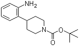 结构式 CAS# 199105-03-8, 4-(2-氨基苯基)-1-哌啶羧酸叔丁酯