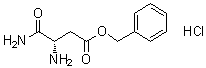 结构式 CAS# 199118-68-8, (3S)-3,4-二氨基-4-氧代丁酸苄酯单盐酸盐