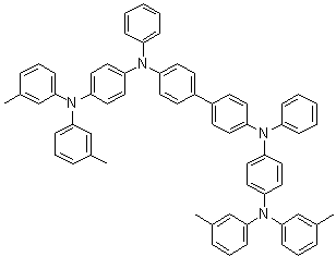 结构式 CAS# 199121-98-7, N,N'-二[4-[二(3-甲基苯基)氨基]苯基]-N,N'-二苯基-联苯-4,4'-二胺