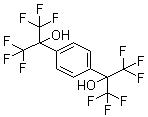 alpha,alpha,alpha',alpha'-Tetrakis(trifluoromethyl)-1,4-benzenedimethanol molecular structure (CAS 1992-15-0)