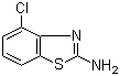 structure of CAS# 19952-47-7, 2-Amino-4-chlorobenzothiazole;4-Chloro-1,3-benzothiazol-2-amine