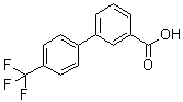 4'-(Trifluoromethyl)[1,1'-biphenyl]-3-carboxylic acid molecular structure (CAS 199528-28-4)
