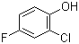 structure of CAS# 1996-41-4, 2-Chloro-4-fluorophenol