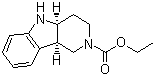 Ethyl cis-1,3,4,4a,5,9b-hexahydro-2H-pyrido[4,3-b]indole-2-carboxylate molecular structure (CAS 199725-38-7)