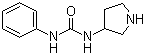 1-Phenyl-3-(3-pyrrolidinyl)urea molecular structure (CAS 19996-87-3)