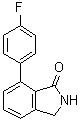 结构式 CAS# 200049-49-6, 7-(4-氟苯基)-2,3-二氢-1H-异吲哚-1-酮