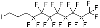 结构式 CAS# 200112-75-0, 3-(全氟辛基)丙基碘化物