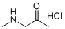 structure of CAS# 20041-74-1, 1-(Methylamino)propan-2-one hydrochloride