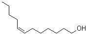cis-7-Dodecen-1-ol molecular structure (CAS 20056-92-2)