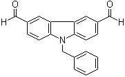 结构式 CAS# 200698-05-1, 9-(苯基甲基)-9H-咔唑-3,6-二甲醛