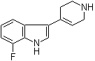 7-氟-3-(1,2,3,6-四氢-4-吡啶基)-1H-吲哚分子结构 (CAS 200714-22-3)