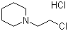 structure of CAS# 2008-75-5, 2-Piperidinoethylchloride hydrochloride;1-(2-Chloroethyl)piperidine hydrochloride