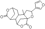 结构式 CAS# 20086-06-0, 黄独素 B; 黄药子素 B