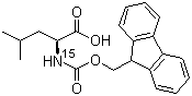 structure of CAS# 200937-57-1, Fmoc-[15N]Leucine;Fmoc-[15N]Leu-OH