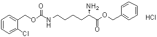 N6-[[(2-Chlorophenyl)methoxy]carbonyl]-L-lysine phenylmethyl ester monohydrochloride molecular structure (CAS 201008-12-0)