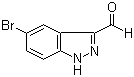 structure of CAS# 201227-38-5, 5-Bromo-1H-indazole-3-carbaldehyde