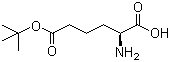 结构式 CAS# 201354-26-9, (S)-2-氨基己二酸 6-叔丁酯