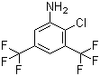 2-Chloro-3,5-bis(trifluoromethyl)aniline molecular structure (CAS 201593-90-0)