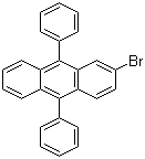 2-溴-9,10-二苯基蒽分子结构 (CAS 201731-79-5)