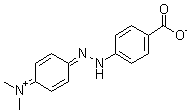N-[4-[(4-Carboxyphenyl)hydrazono]-2,5-cyclohexadien-1-ylidene]-N-methylmethanaminium inner salt molecular structure (CAS 201858-51-7)