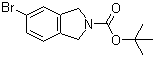 structure of CAS# 201940-08-1, tert-Butyl 5-bromoisoindoline-2-carboxylate;tert-Butyl 5-bromo-1,3-dihydroisoindole-2-carboxylate