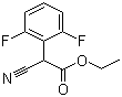 2-氰基-2-(2,6-二氟苯基)乙酸乙酯分子结构 (CAS 202000-98-4)