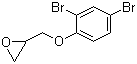 structure of CAS# 20217-01-0, 2,4-Dibromophenyl glycidyl ether;[(2,4-Dibromophenoxy)methyl]oxirane