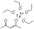 Tantalum (V) tetraethoxide 2,4-pentanedionate molecular structure (CAS 20219-33-4)