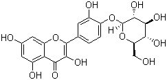 结构式 CAS# 20229-56-5, 绣线菊甙
