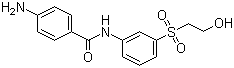 4-Amino-N-(3-(2-hydroxyethyl)sulfonylphenyl)benzamide molecular structure (CAS 20241-68-3)