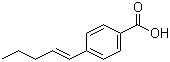 4-Pent-1-enylbenzoic acid molecular structure (CAS 202798-06-9)