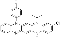 Clofazimine molecular structure (CAS 2030-63-9)