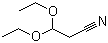 structure of CAS# 2032-34-0, 3,3-Diethoxypropionitrile;1,1-Diethoxy-2-cyanoethane; 2-Cyanoacetaldehyde diethylacetal