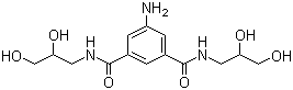 structure of CAS# 203515-86-0, 5-Amino-N,N'-bis(2,3-dihydroxypropyl)isophthalamide